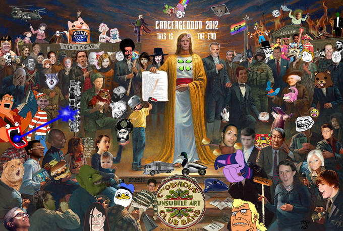 Cancergeddon 2012 authentic meme overload