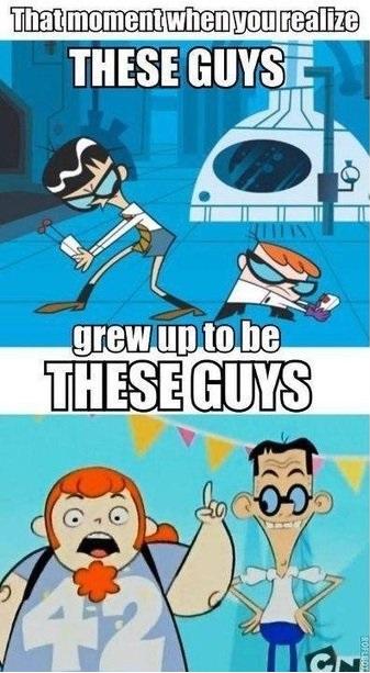 Adult Versions of Dexter and Mandark In Foster's Home For Imaginary Friends Thatmomentwhen you realize THESE GUYSE grewupto be THESE GUYS 002