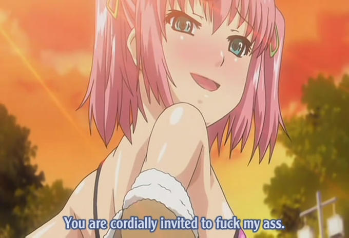 You Are Cordially Invited to F*ck My A$$ You are cordially invited to f--- my ass.