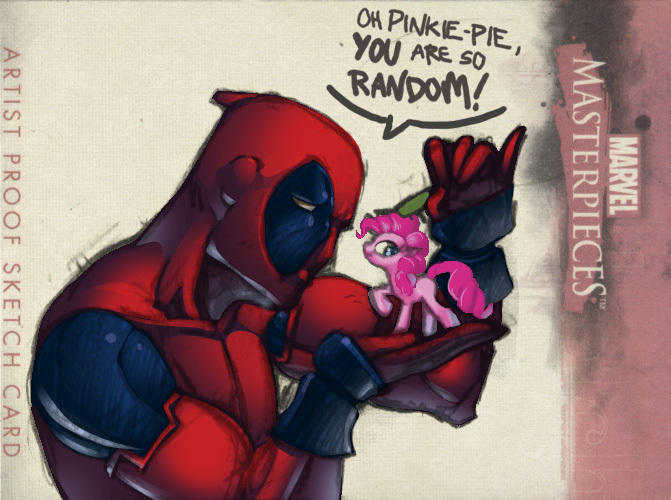 Pinkie Pie Toy MARVEL MASTERPIECES ARTIST PROOF SKETCH CARD