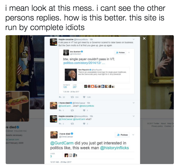 Tweet highlighting the problem with Reply Update Tweet highlighting the problem with Reply Update