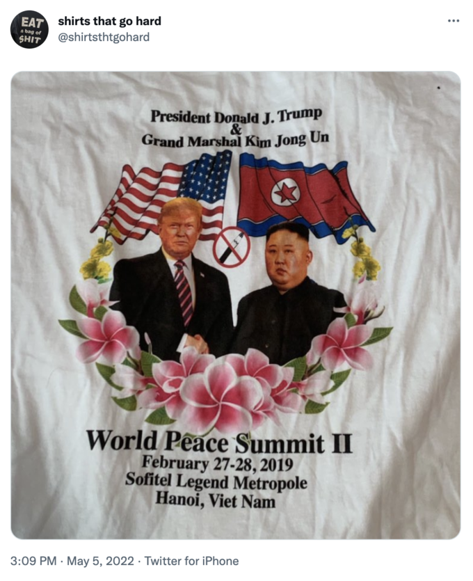Shirts That Go Hard (Donald Trump and Kim Jong Un)
